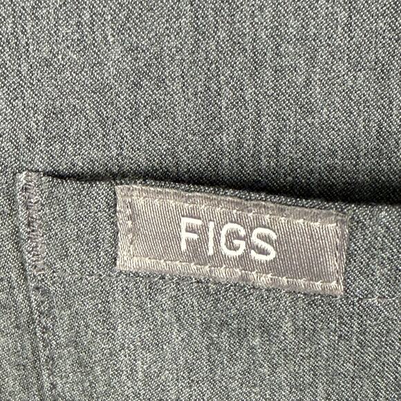 FIGS Technical Collection Catarina One-Pocket Scrub Top in Graphite Gray XS - Picture 6 of 7